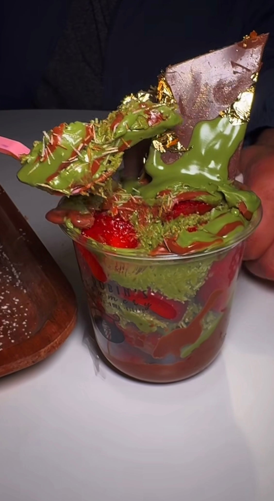 Dubai Chocolate Strawberry Cup